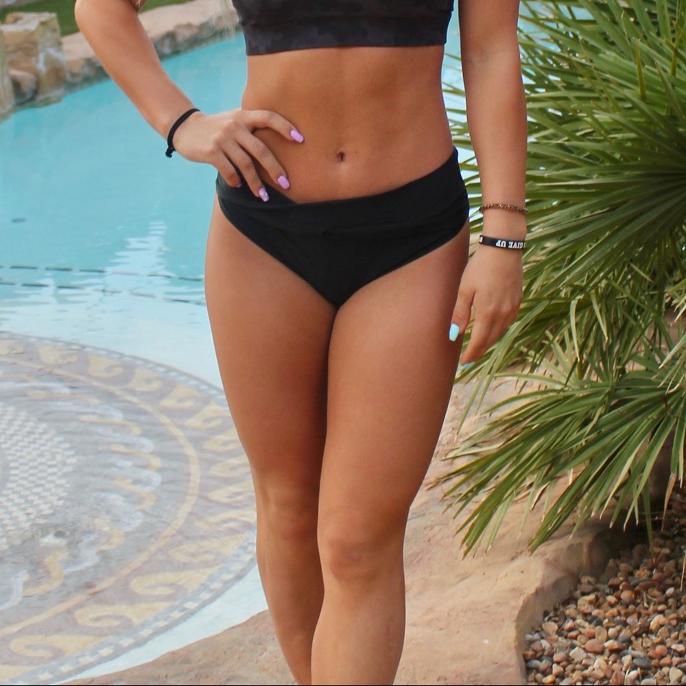 COPY - ZYIA Black Swimsuit Bottom (NWT, size XL)